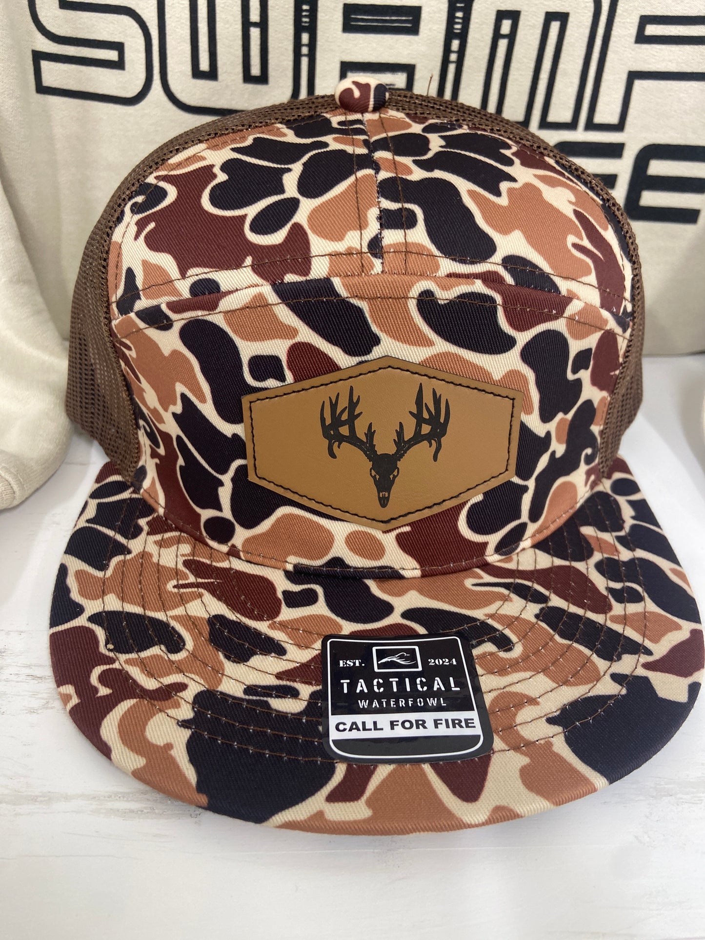 DUCK CAMO 7 PANEL BUCK SKULL