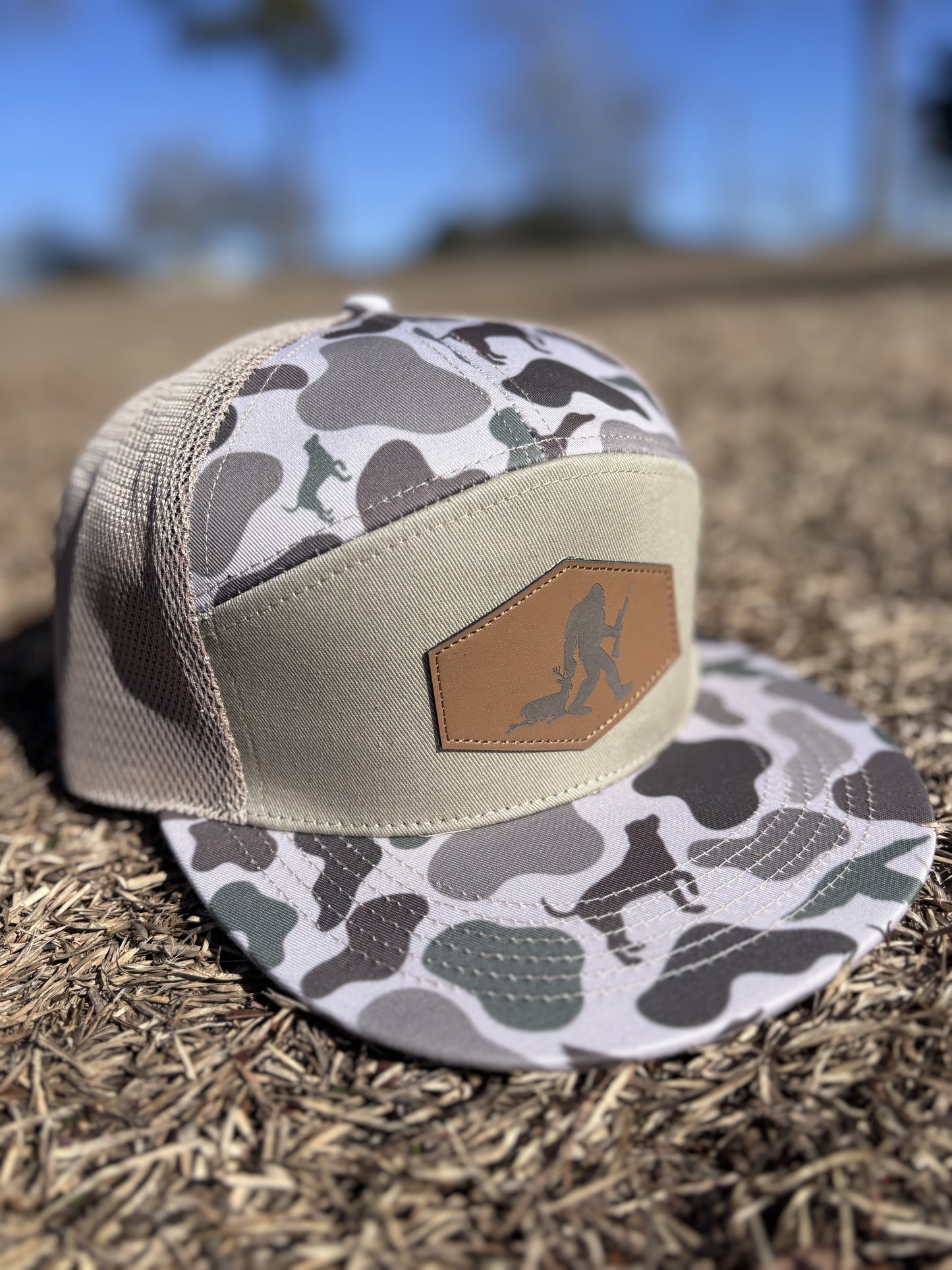 Duck Camo Bigfoot 7P Hat 
