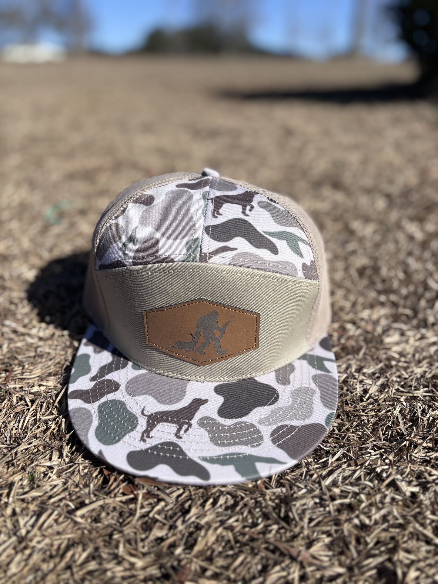 Duck Camo Bigfoot 7P Hat 