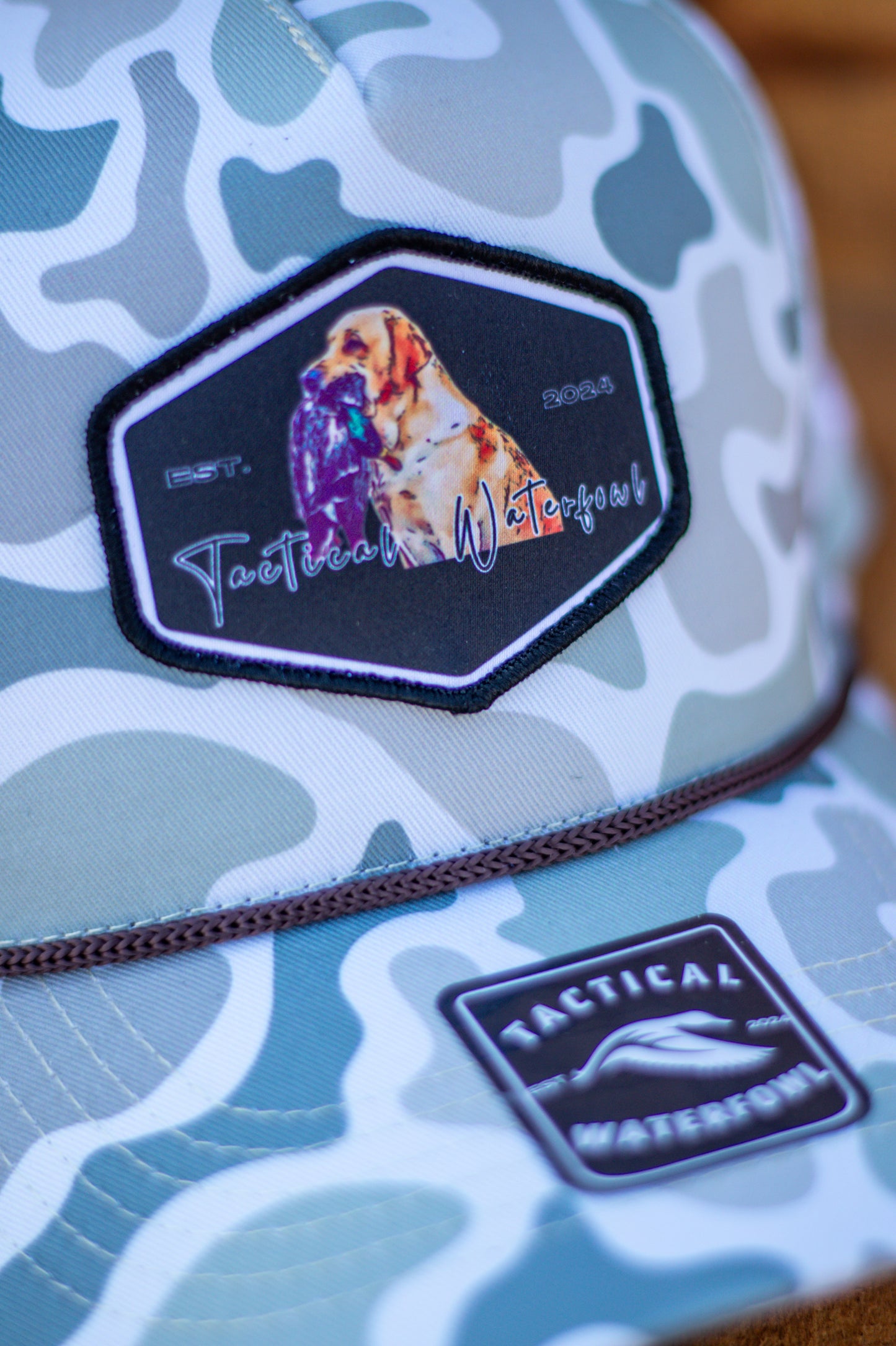 Yellow Lab & Duck TW camo Hat