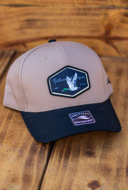 Khaki/Black Bill Mallard Trucker Hat