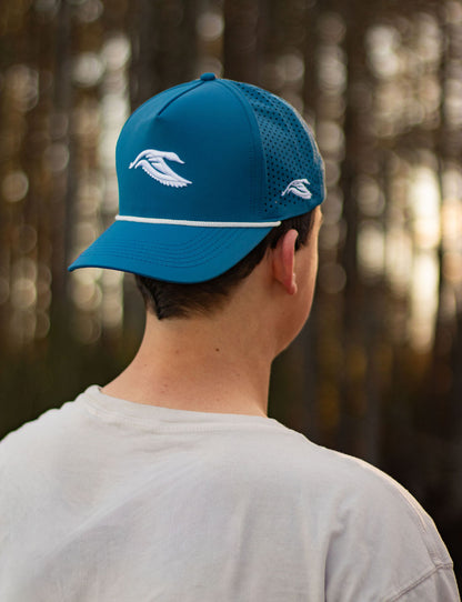 Blue performance / 3-D puff TW logo Hat