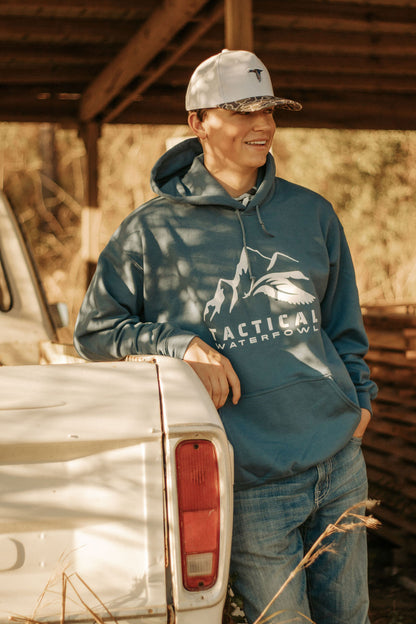Blue Tactical Waterfowl Hoodie