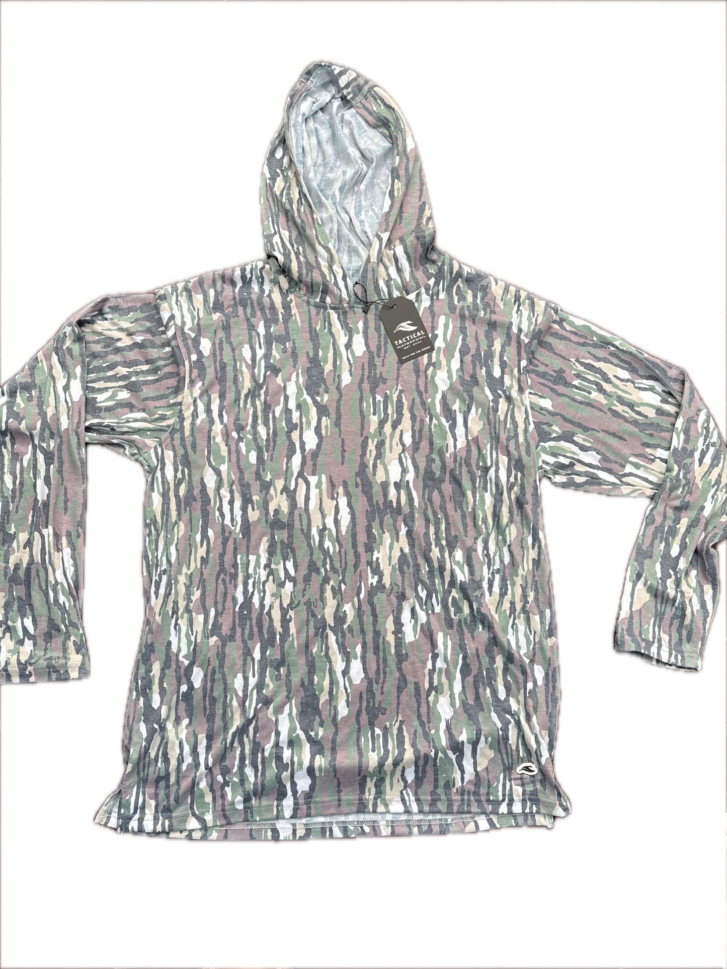 Bottomland Camo/Long sleeve Performance Hoodie